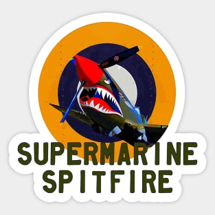 Spitfire Red Nose Sticker